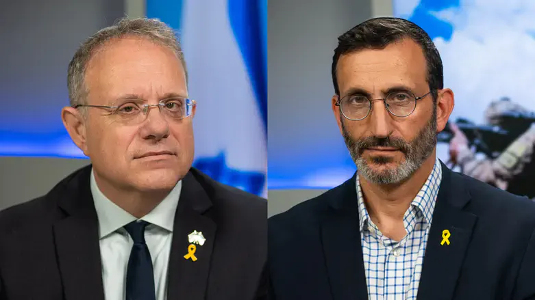 Яаков Хагоэль и раввин Дорон Перец