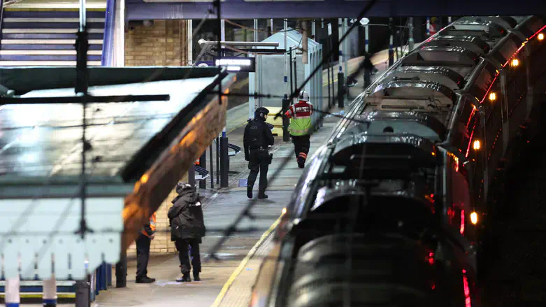 Scene of stabbing in England