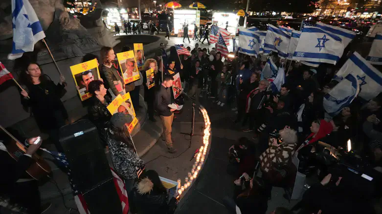 Vigil for Omer Neutra in NYC