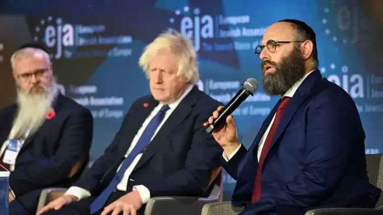 הרב מרגולין וראש ממשלת בריטניה לשעבר