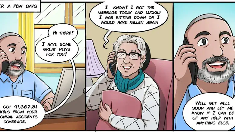 English speaking Insurance agent for new Olim