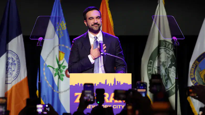 Зохран Мамдани после победы на выборах мэра Нью-Йорка