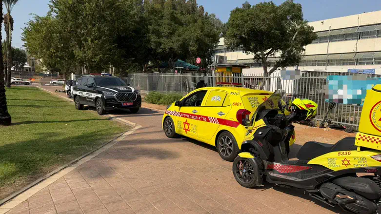 זירת הדקירה באשדוד