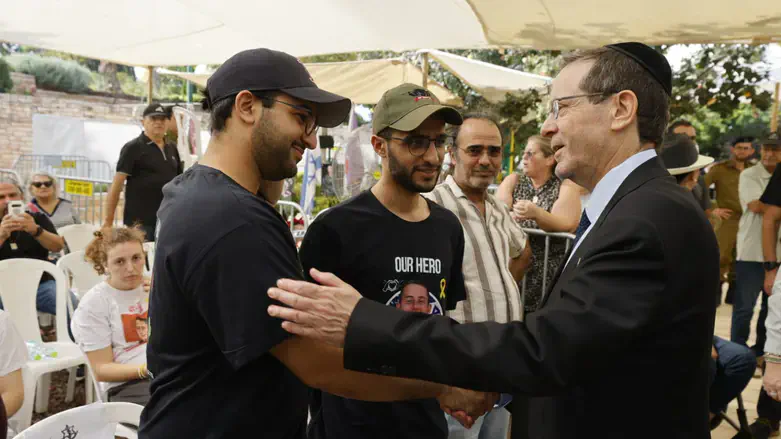 Herzog at funeral All nations must stand with humanity bring all hostages home