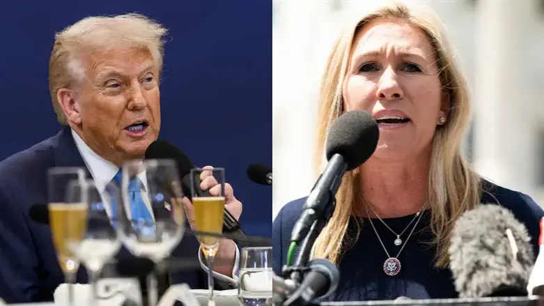 Donald Trump and Marjorie Taylor Greene