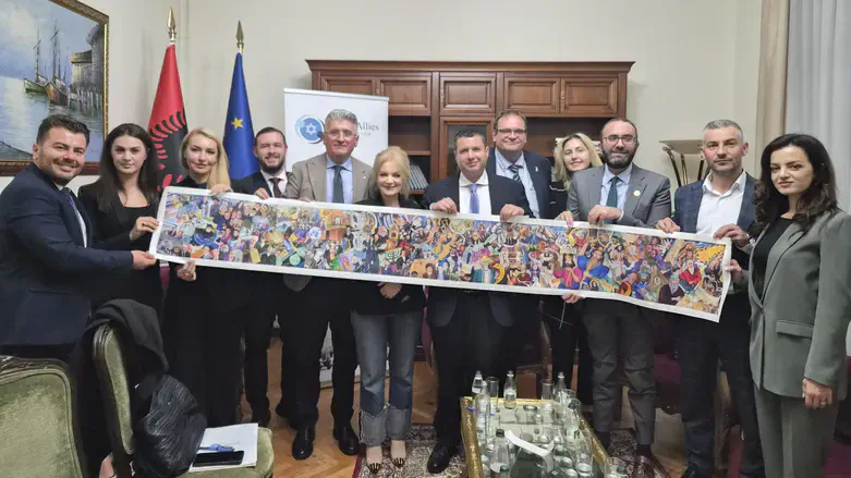 The caucus launch in Albania