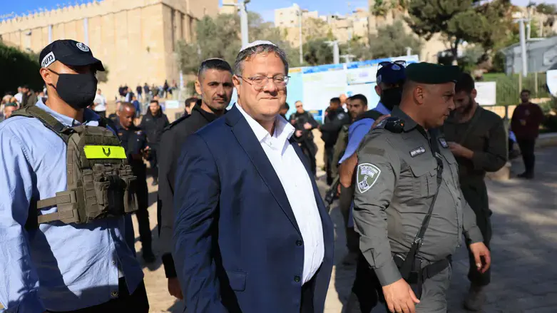 בן גביר לפני כניסת השבת