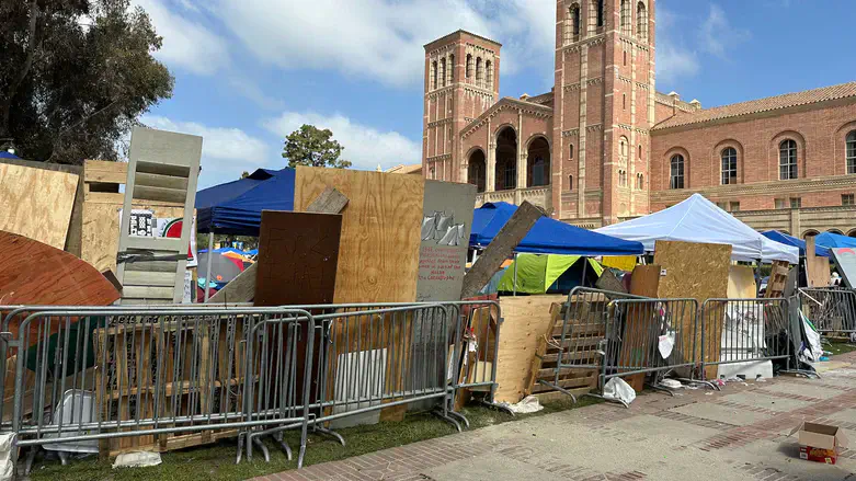 The pro-Palestinian encampment at UCLA