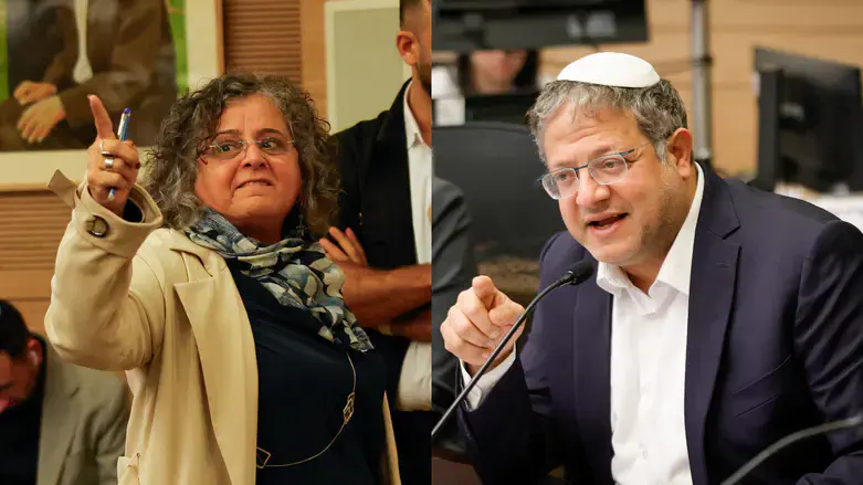 Аида Тома-Сулейман и Итамар Бен-Гвир