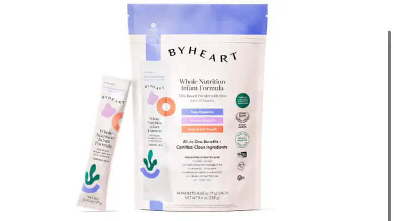 תחליף חלב לתינוקות מתוצרת ByHeart