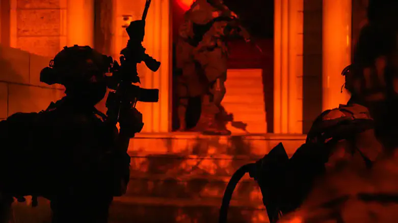 IDF soldiers in Judea and Samaria