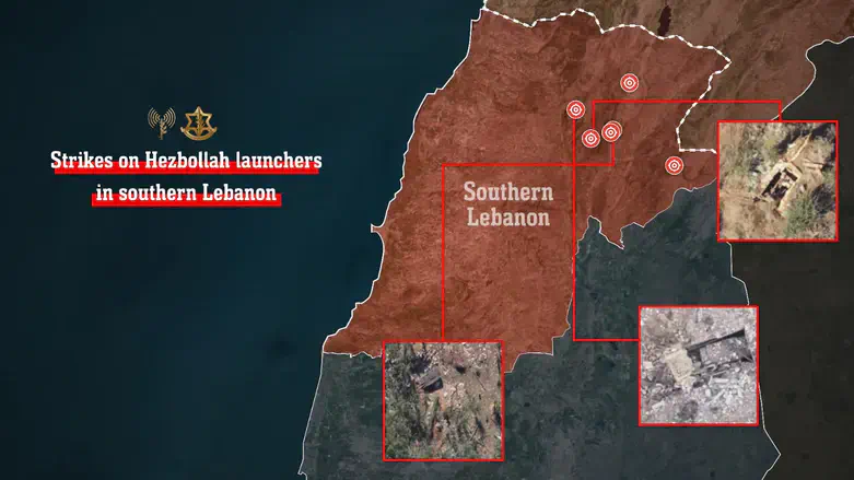 IDF strikes Hezbollah launchers