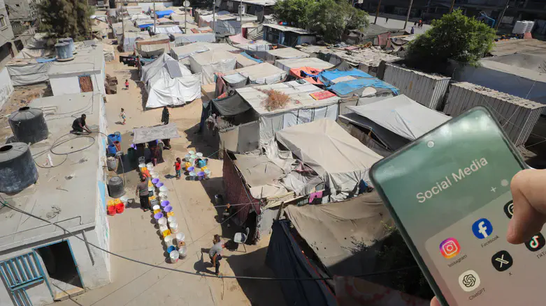 Социальная сеть Х и лагерь перемещенных особ в секторе Газы