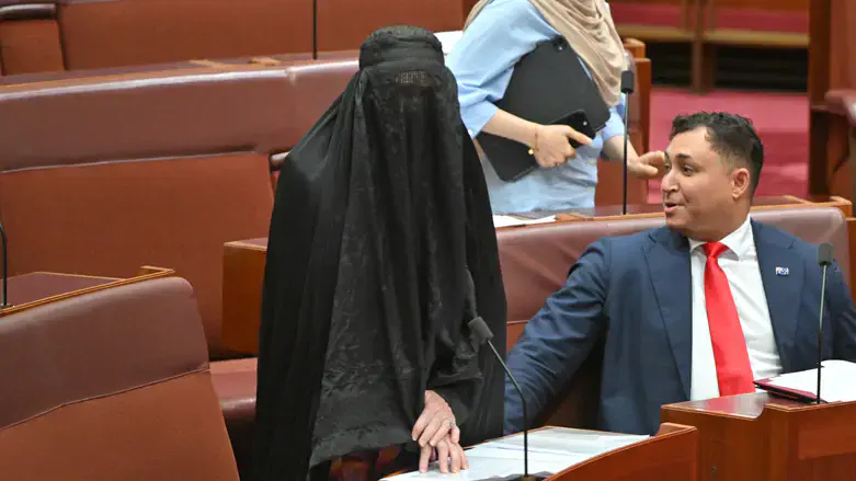 Senator Hanson in a Burqa