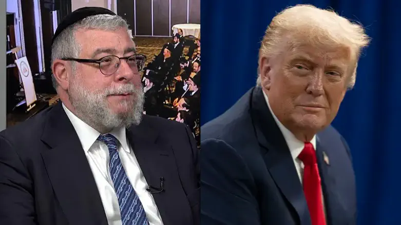 טראמפ והרב גולדשמידט