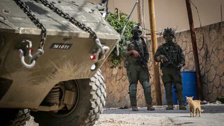 Israeli forces in Jenin
