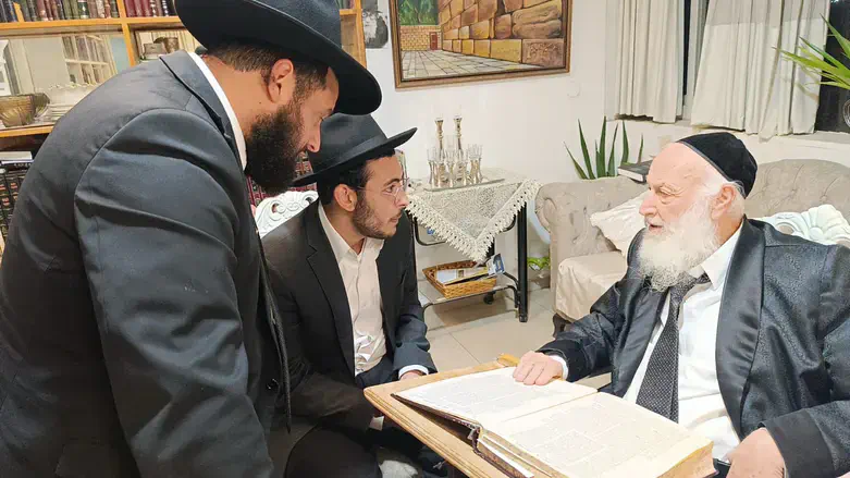 הפגישה עם הרב שמואל בצלאל