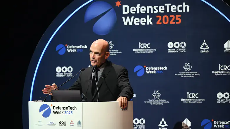 At the Defense Tech event