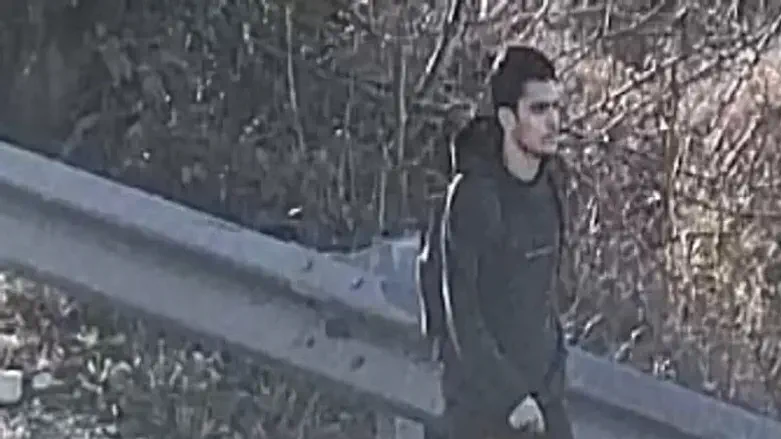 The terrorist in the security footage