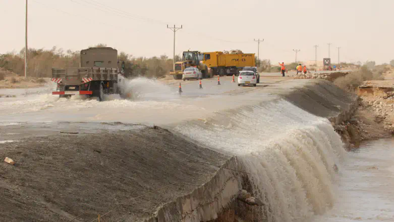 Flooding at Nahal Nitzana (archive)