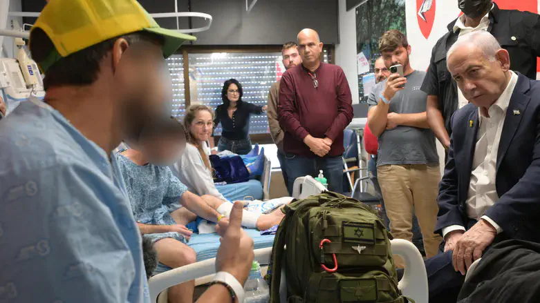 נתניהו עם הלוחמים