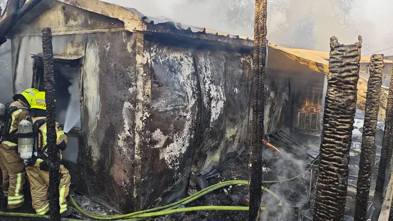 שריפה מבוא חורון