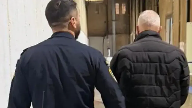 Arresting the suspect who threatened COGAT chief Ghassan Alian