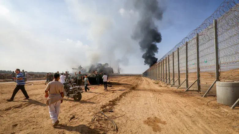 Terrorists infiltrate Israel on the morning of the October 7 massacre