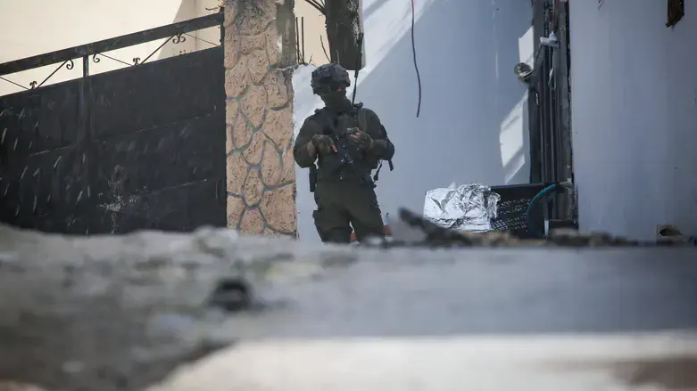 Боец в Дженине