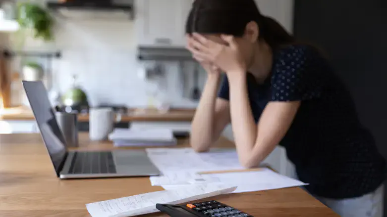 חשש מהמצב הכלכלי. אילוסטרציה