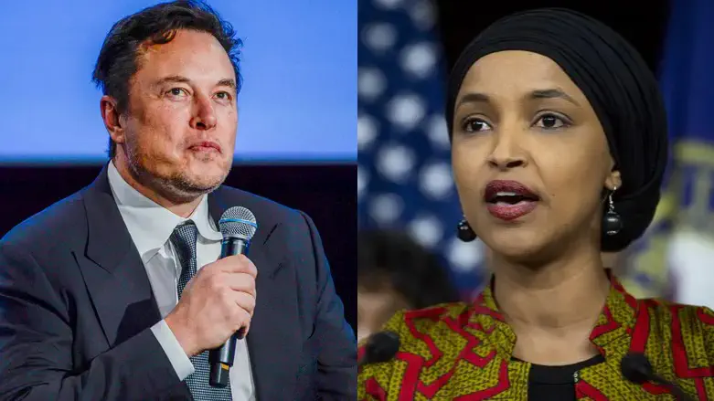 Elon Musk and Ilhan Omar