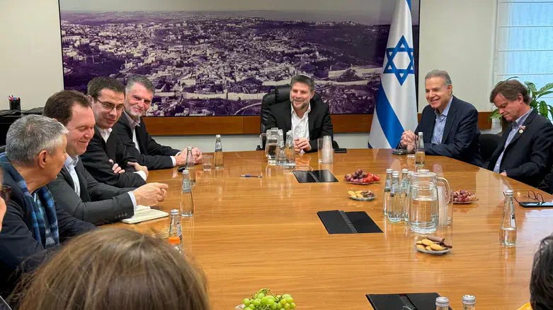 Delegation of Treasury Directors from the US with Minister Smotrich