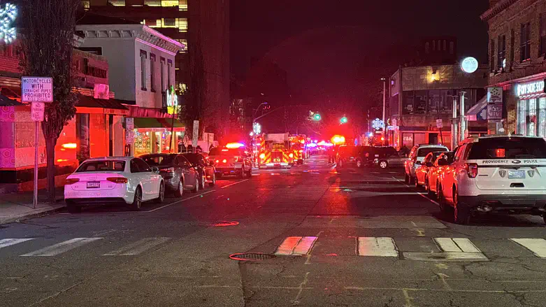 Scene of shooting at Brown University