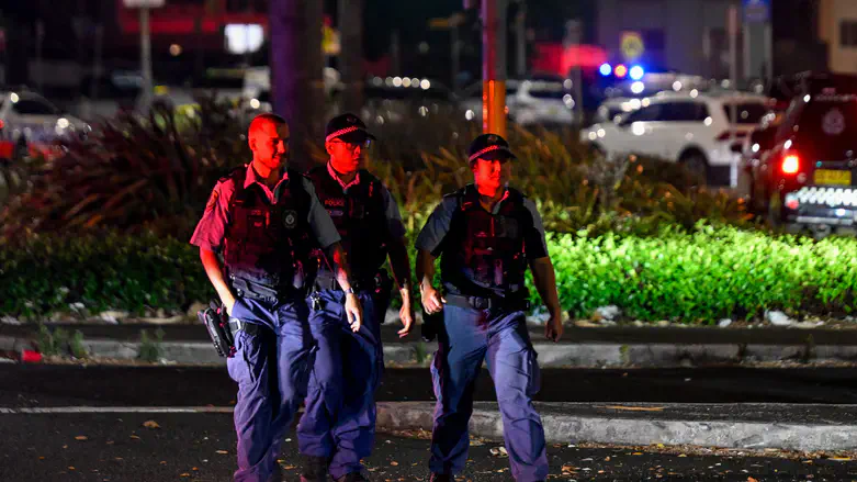 scene of attack in Australia