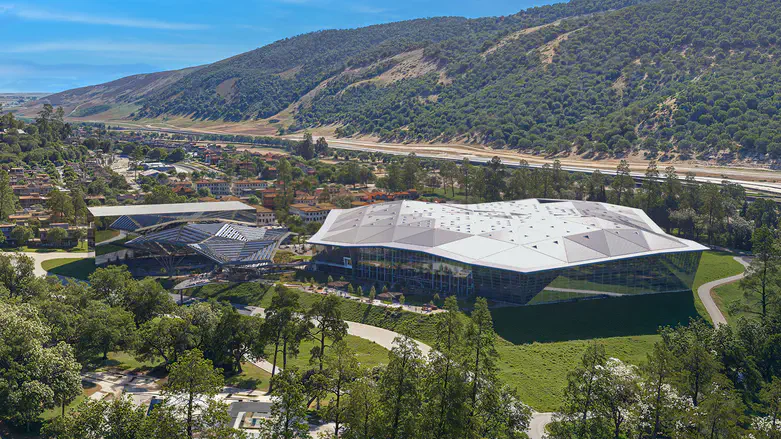 Rendering of NVIDIA campus in Kiryat Tivon