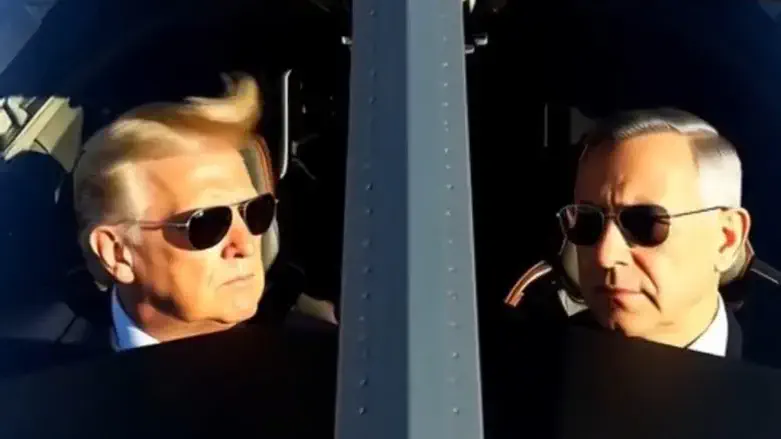 Netanyahu and Trump fly on B-2 bomber
