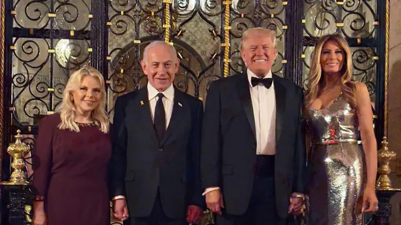 The Netanyahus and Trumps at Mar-a-Lago