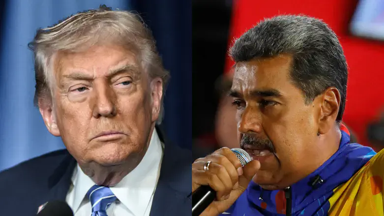 ניקולס מדורו ודונלד טראמפ