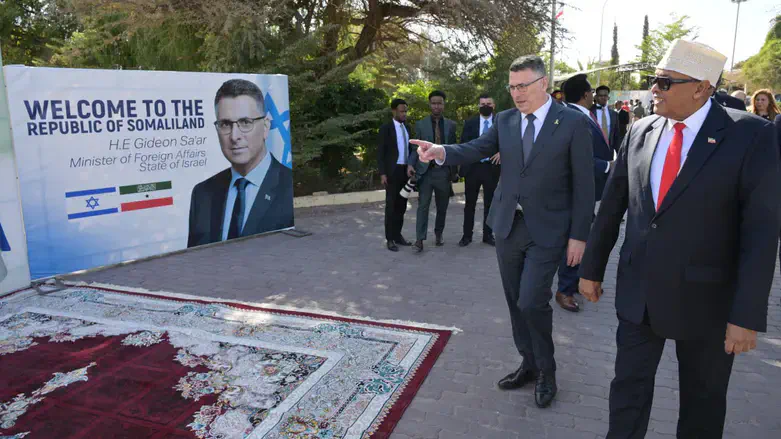 Gideon Sa'ar visits Somaliland