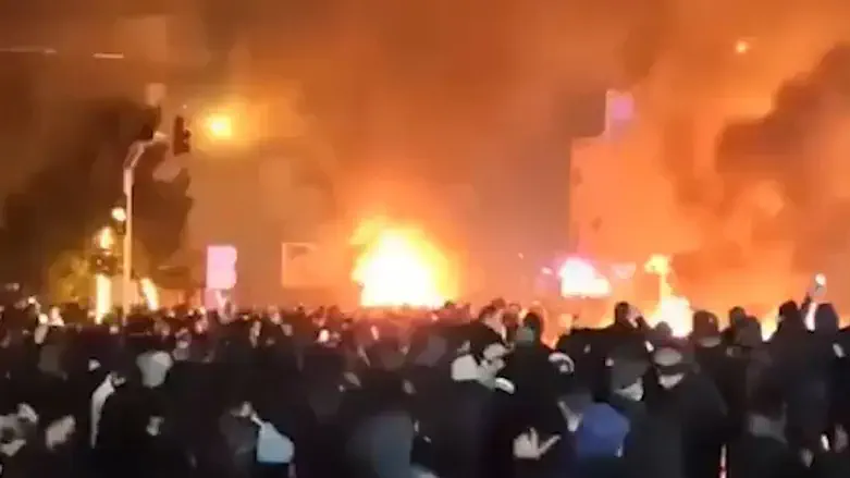 The protests in Tehran
