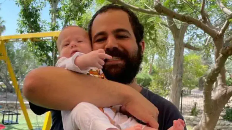 Ярден Бибас с сыном Кфиром