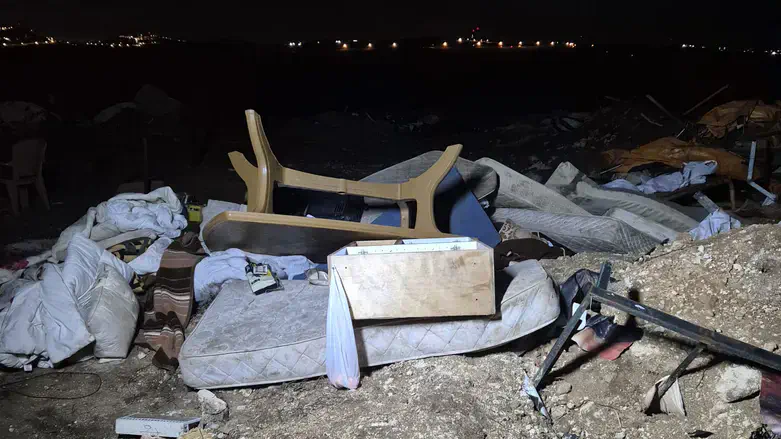 Aftermath of the demolition