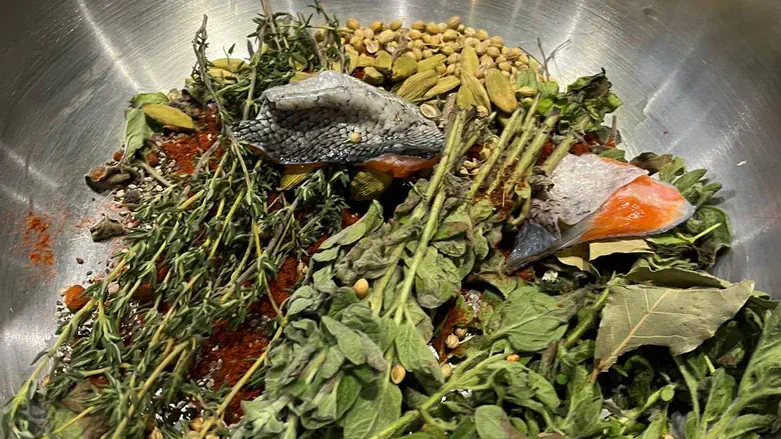 תערובת העישון בתחילת התהליך