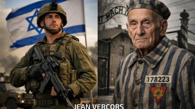 IDF soldier, Jewish Death Camp inmate
