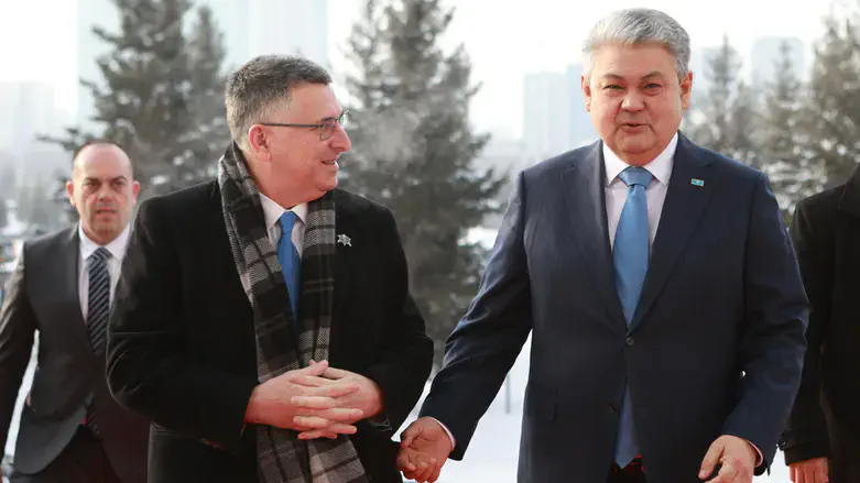 Minister Sa'ar in Astana