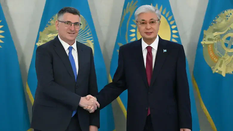 Minister Sa'ar and President Tokayev