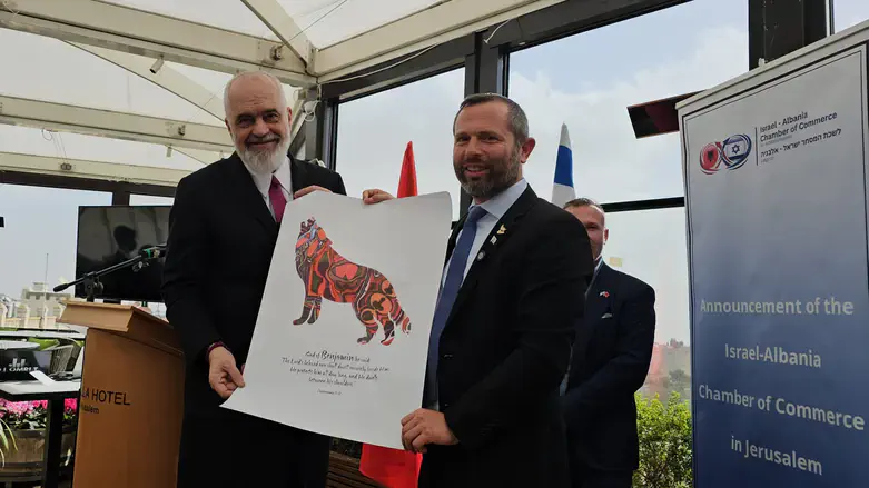 Ganz and Albanian PM