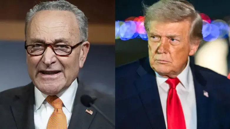 Chuck Schumer and Donald Trump