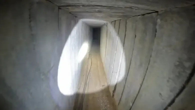 A Gaza tunnel