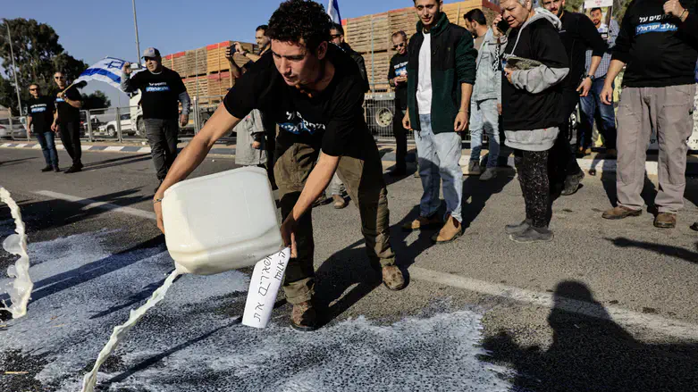 Dairy farmers protest reforms